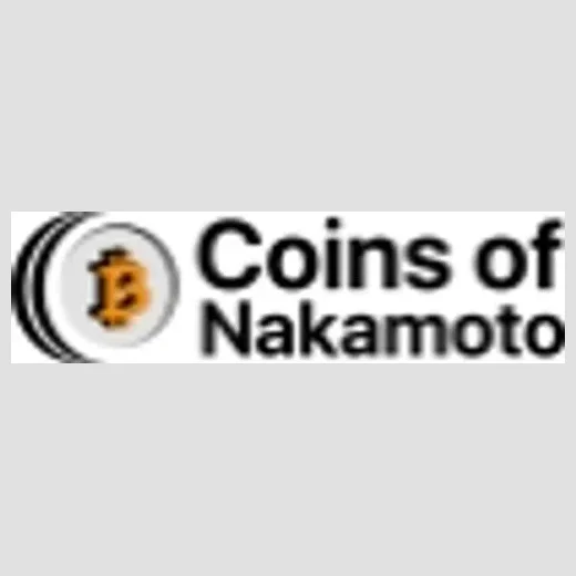 Coins of Nakamoto brand logo for coinsofnakamoto.com