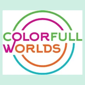 Colorful Worlds brand logo for colorfullworlds.com