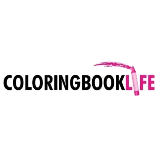 Coloring Book Life brand logo for coloringbooklife.com