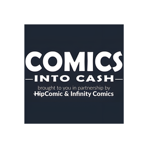 Comics into Cash brand logo for comicsintocash.com