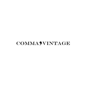 Comma Vintage brand logo for commavintage.com