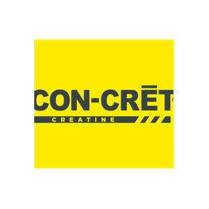 CON-CRĒT brand logo for con-cret.com