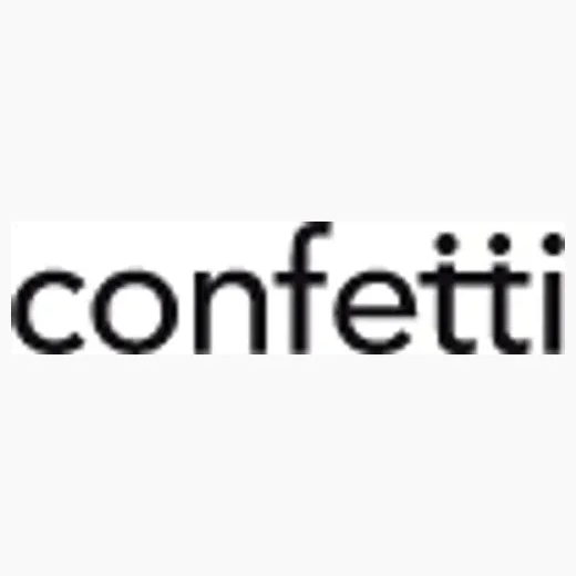 Confetti brand logo for withconfetti.com