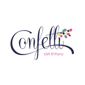 confettigiftandparty brand logo for confettigiftandparty.com