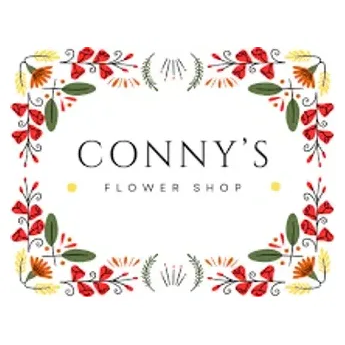 Conny's Flower Shop brand logo for connysflowershop.com