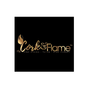 Cork & Flame brand logo for corkandflame.com