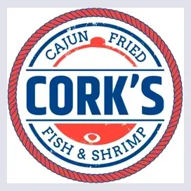 Corky's Fish and Shrimp brand logo for corksfishandshrimp.com