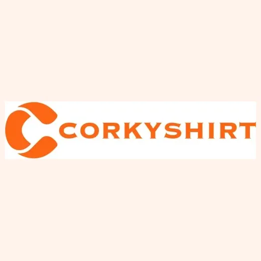 corkyshirt brand logo for corkyshirt.com