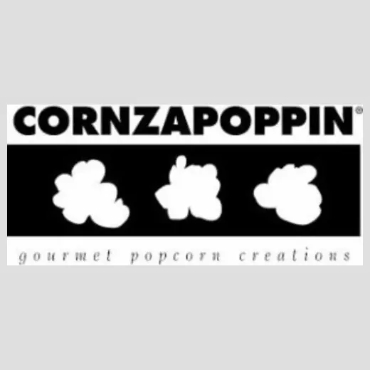 Cornzapoppin brand logo for cornzapoppin.com