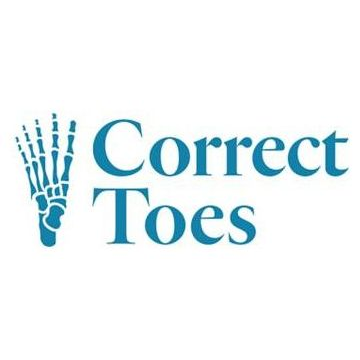 Correct Toes brand logo for correcttoes.com