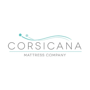 Corsicana Mattress brand logo for corsicanamattress.com