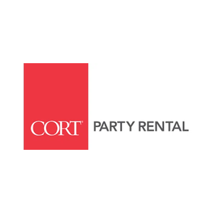 CORT Party Rental brand logo for cortpartyrental.com