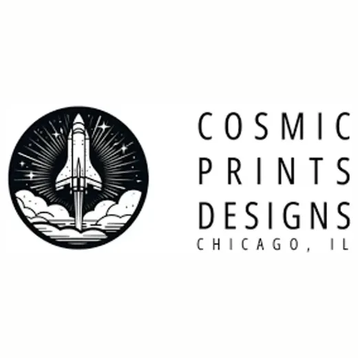 Cosmic Prints Designs brand logo for cosmicprintsdesigns.com
