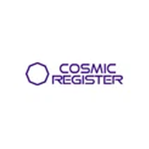 Cosmic Register brand logo for cosmicregister.com