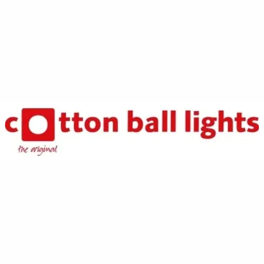 Cotton Ball Lights brand logo for cottonballlights.com