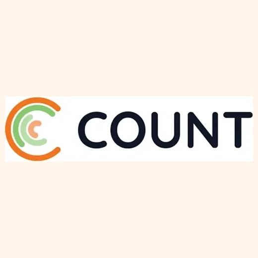 Count brand logo for getcount.com