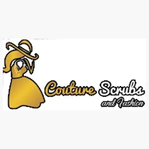 Couture Scrubs and Fashion brand logo for couturescrubsandfashion.com