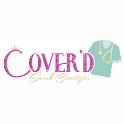 coverdscrubboutique brand logo for coverdscrubboutique.com