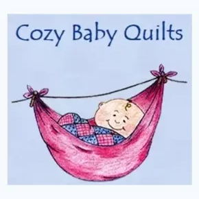 Cozy Baby Quilts brand logo for cozybabyquilts.com