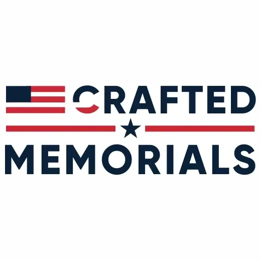 craftedmemorials brand logo for craftedmemorials.com