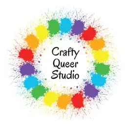 Crafty Queer Studio brand logo for craftyqueerstudio.com