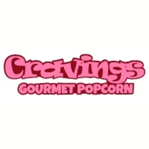 Cravings Popcorn brand logo for cravingspopcorn.com