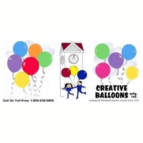 Creative Balloons brand logo for creativeballoonsmanufacturing.com