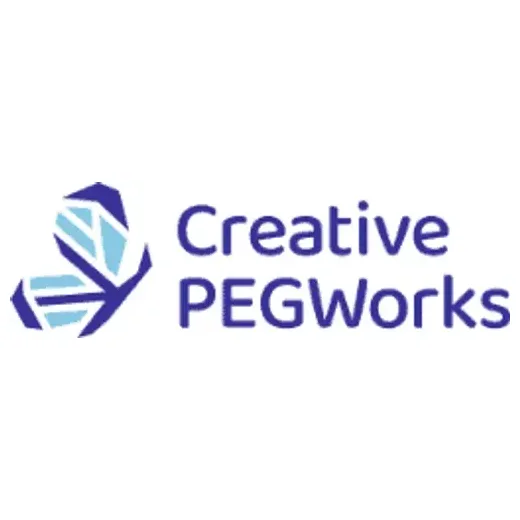 creativepegworks brand logo for creativepegworks.com
