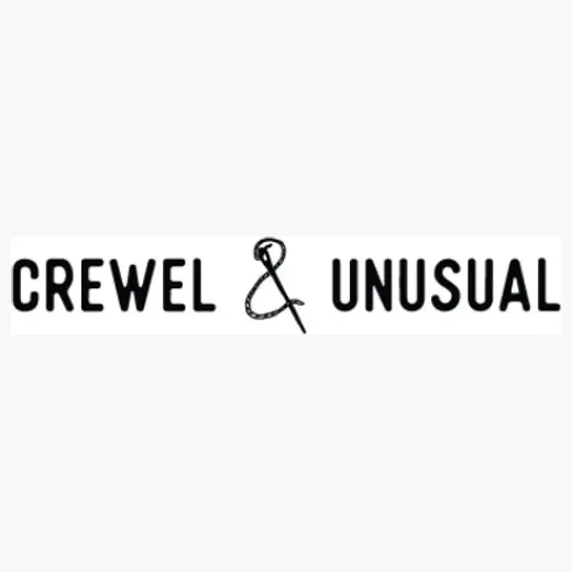 Crewel and Unusual brand logo for crewelandunusual.com