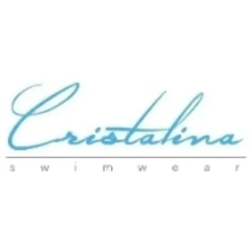 Cristalina Swimwear brand logo for cristalinaswimwear.com