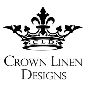 Crown Linen Designs brand logo for crownlinendesigns.com
