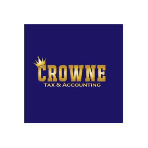 Crowne Tax brand logo for crownetax.com