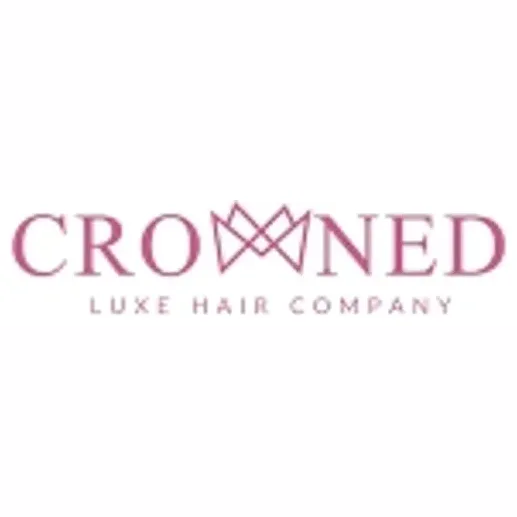 Crowned Luxe Hair brand logo for crownedluxehair.com