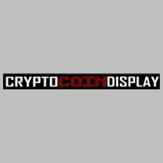 Crypto Coin Display brand logo for cryptocoindisplay.com