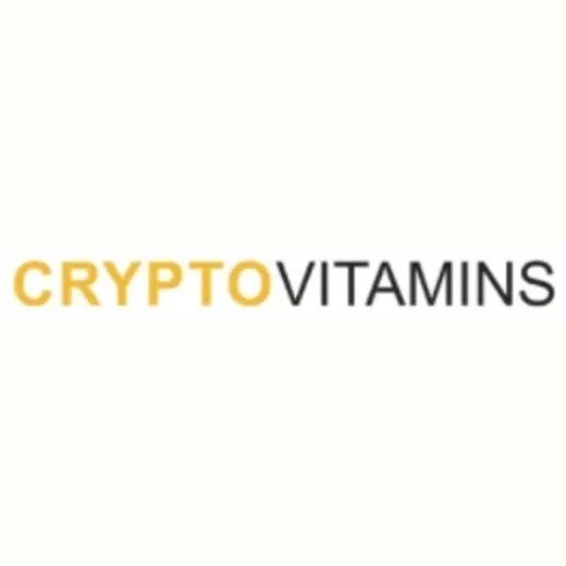 Crypto Vitamins brand logo for cryptovitamins.co