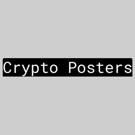 Cryptocurrency Posters brand logo for cryptocurrencyposters.com