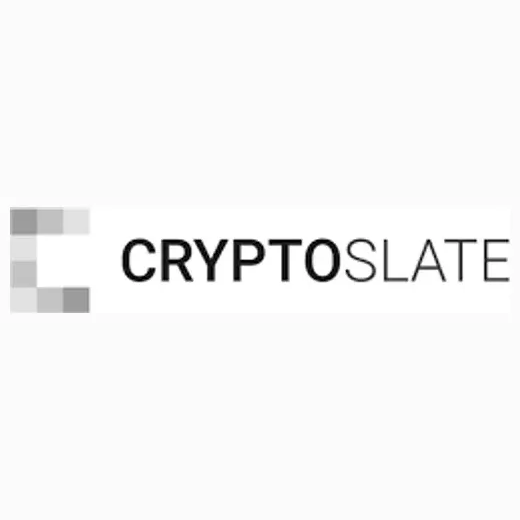 CryptoSlate brand logo for cryptoslate.com