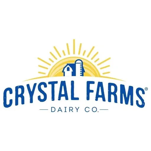 Crystal Farms brand logo for crystalfarmscheese.com