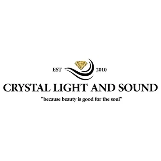 Crystal Light and Sound brand logo for crystallightandsound.com