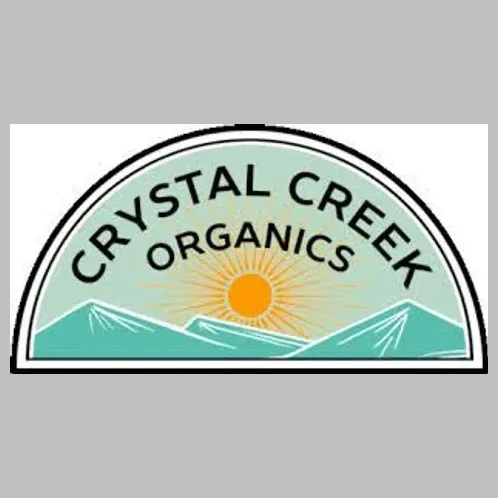 crystalcreekorganics brand logo for crystalcreekorganics.com