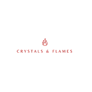 Crystals & Flames brand logo for crystalsflames.com.au
