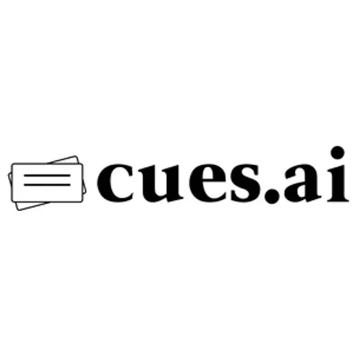Cues AI brand logo for cues.ai