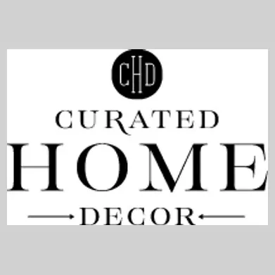 Curated Home Decor brand logo for curatedhomedecor.com