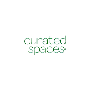 Curated Spaces brand logo for curatedspaces.com.au