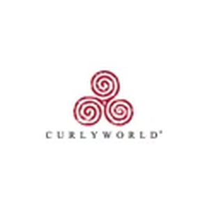 CurlyWorld brand logo for curlyworld.com