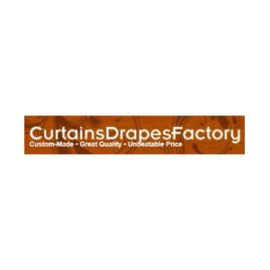 curtainsdrapesfactory brand logo for curtainsdrapesfactory.com
