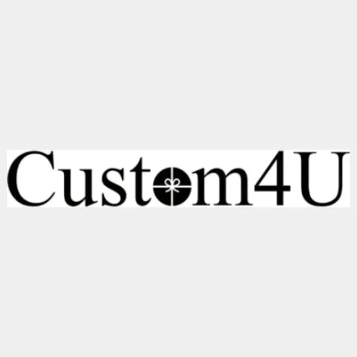 Custom 4U brand logo for custom4ufashion.com