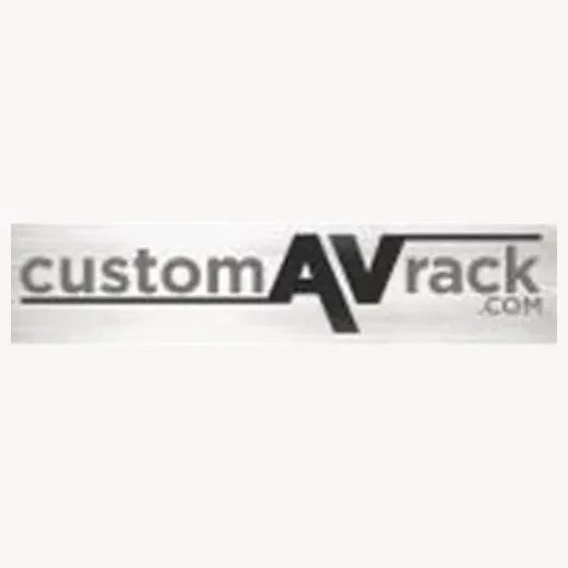 Custom AV Rack brand logo for customavrack.com
