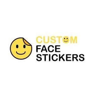 Custom Face Stickers brand logo for customfacestickers.com