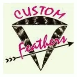 Custom Feathers brand logo for customfeathers.com